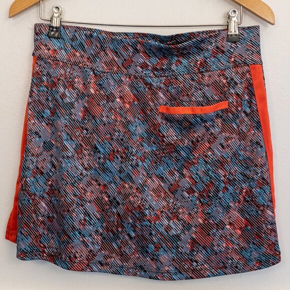 PGA TOUR Women's Printed Athletic Skort – Size M | Stretch & Built-In Shorts - Picture 2 of 3